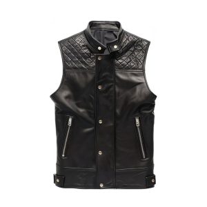 Men Leather Vest