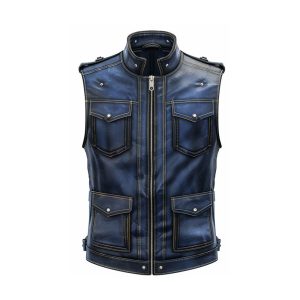 Men Leather Vest