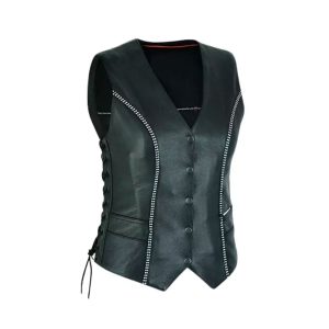 Women Leather Vest