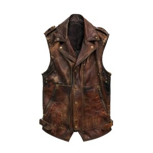 Men Leather Vest